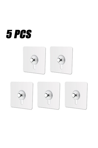 Choice1 ٥ قطع أو ٢٠ قطعة من ملصقات براغي لا تترك أثراً ولا تحتاج إلى ثقب، خطا...