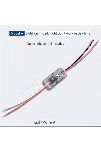 choice2 مفتاح استشعار الضوء Light-Wire A USB/DC تشغيل/إيقاف تلقائي مفتاح إضاء...