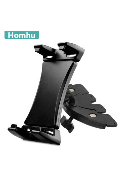 Choice حامل هاتف/تابلت قابل للتعديل للسيارة JZ-27، يُثبّت في فتحة مشغل الأقرا...