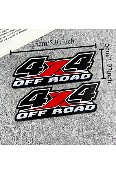 Choice ملصقات سيارات الطرق الوعرة OFFR-Q-2PCS مقاومة للماء، مناسبة لهيكل السي...