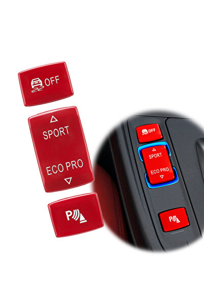 Choice7 غطاء أزرار حساس الرادار الأحمر بثلاثة أزرار، رياضي، اقتصادي، ESP، مان...