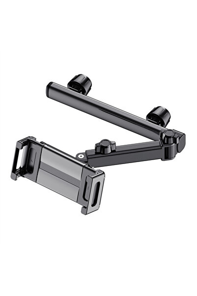 Choice حامل تابلت أسود اللون قابل للدوران 360 درجة X49A-Car Headrest Holder S...