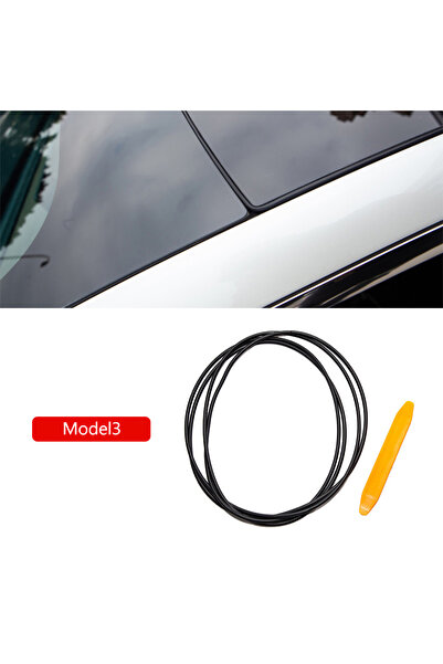 Choice1 طقم شريط مانع للتسرب أسود من هايلاند 3 لسيارة تسلا موديل Y 3، واقي سق...