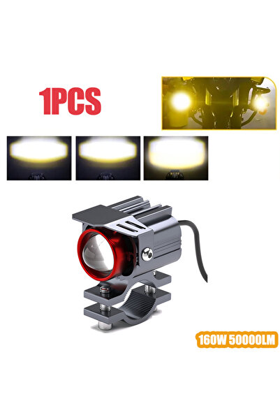 choice2 مصباح دراجة نارية أبيض من نوع Erruson بقوة 160 واط وشدة إضاءة 50000 ل...