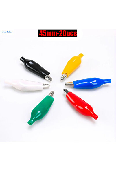 Choice 45 مم، 20 قطعة، 20 قطعة، 45 مم، 35 مم، 28 مم، مشابك تمساح، مشابك اختبا...