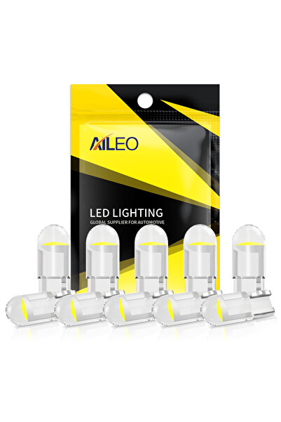Choice10 10pcs White AILEO T10 168 194 192 LED W5W Lights Canbus Glass COB 60...