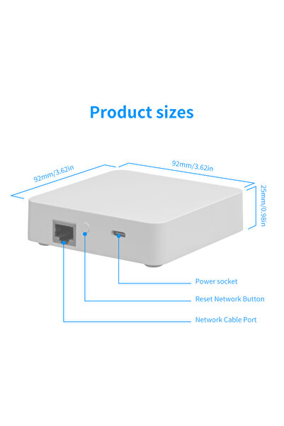 Choice لوحة تحكم منزلية ذكية سلكية من نوع Zigbee Tuya Zigbee Hub، قطعة واحدة،...