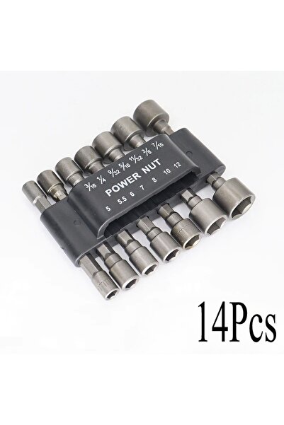 Choice مجموعة مفاتيح ربط قوية مكونة من 14 قطعة، تتضمن رؤوس مثقاب ومفك صواميل،...