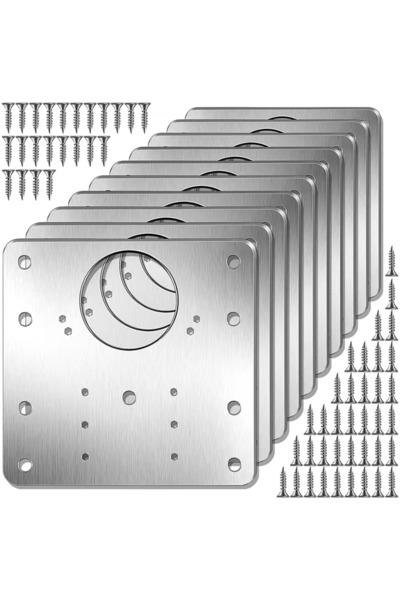 Choice طقم إصلاح مفصلات الخزائن مكون من 10 قطع، لوحة تثبيت مفصلات أبواب خزائن...