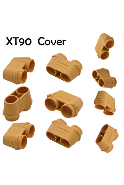 choice2 10 قطع غطاء، 10 قطع موصلات XT90 ذكر وأنثى، زوج مضاد للشرر، لبطاريات ا...