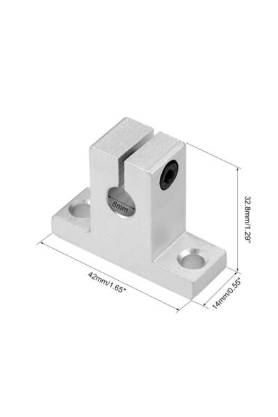 Choice 2pcs SK8 8mm 2pcs/lot Sk8 Sk10 Sk12 Sk16 Sk20 Sk25 Sk30 8mm Linear Bea...