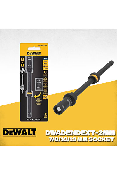 Dewalt وصلة تمديد مزدوجة DWADENDEXT-2MM DWADENDEXT-2MM 4 في 1 FLEXTORQ مقاسات...