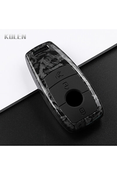 Choice F-Carbon ABS Carbon Fiber Style Car Key Case Cover Fob For Mercedes Be...