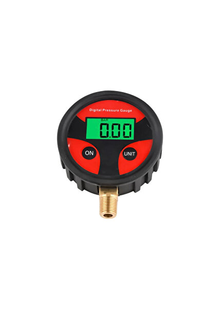 Choice Red 1/8 Digital Tire Pressure Gauge LCD Backlight LED Digital Tire Pre...
