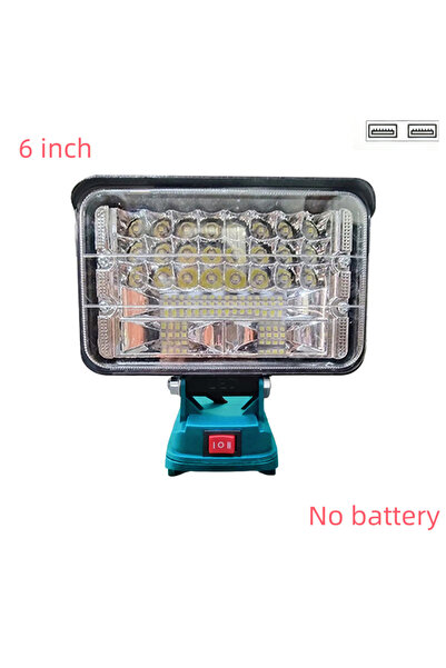 choice2 مصباح عمل LED لاسلكي 6 بوصة AB576 8 بوصة، مصباح يدوي LED محمول للعمل ...