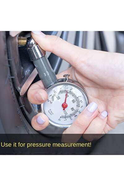 Choice جهاز قياس ضغط الهواء في إطارات الشاحنات المعدنية للسيارات السباق، جهاز...