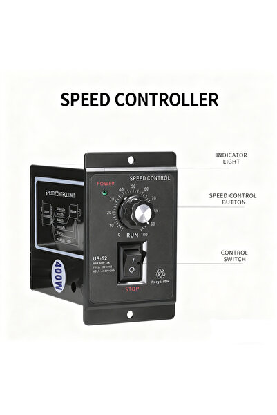 Choice جهاز تحكم في سرعة المحرك متعدد الوظائف DIV 400W AC220V مع شاشة عرض للق...