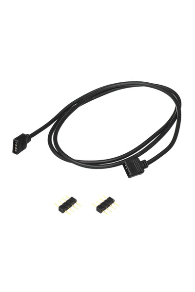 Choice 3M 4Pin RGB Extension Cable Connector 0.3M 0.5M 1M 2M 3M 5M DC 12V Bla...