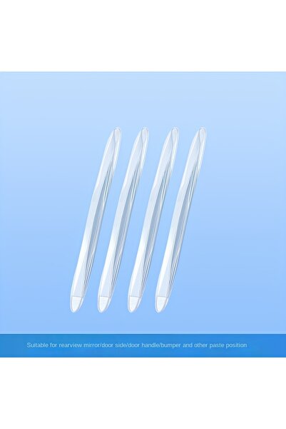 Choice4 شريط حماية شفاف مضاد للصدمات للسيارة، 4 قطع، ملصق حماية حواف الأبواب،...