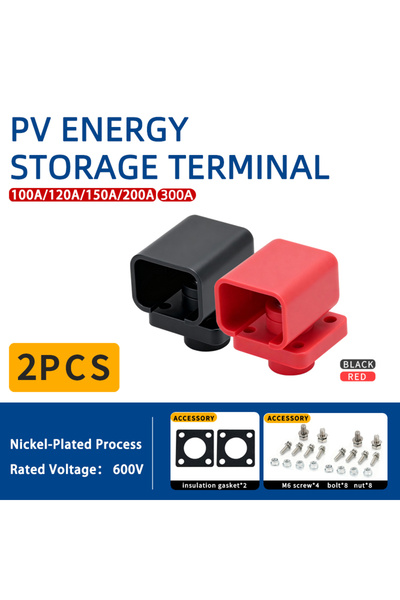 choice2 مجموعة C-100A طرف بطارية ليثيوم عالي التيار مربع الشكل ذو خيط داخلي ي...