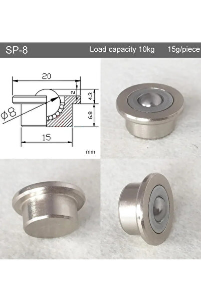 Choice منافذ المصنع SP-8، عجلات/عجلات كروية عالمية دقيقة SP8/12/15/22/25، مرن...