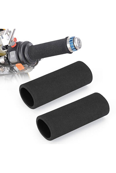 Choice غطاء مقود دراجة نارية مضاد للاهتزاز، مصنوع من إسفنج مريح، سهل الانزلاق...