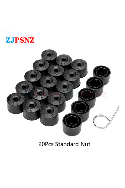 Choice A 20Pcs With Tool Car Tire Bolt Nut Cap 17mm Car Tire Wheel Cover Hub ...