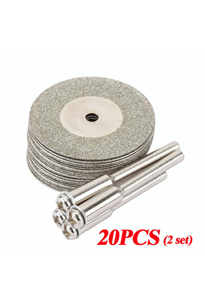 Choice مجموعة من 20 قطعة من شفرات القطع الماسية، قرص قطع دائري، قرص أداة دوار...