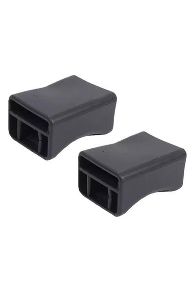 Choice قطعتان من وسادات محول عجلات الدراجة لحامل السقف، لنقل آمن للدراجات اله...