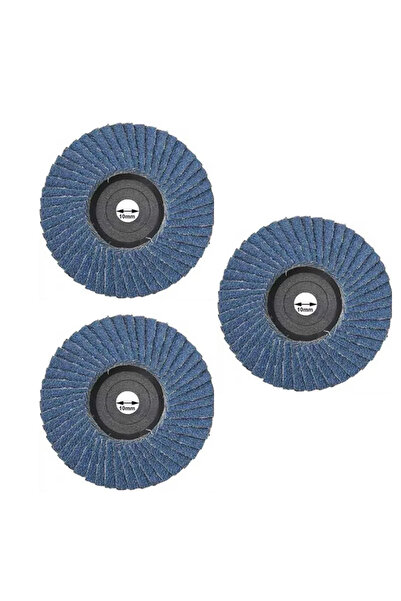 choice2 120 قرص صنفرة أزرق × 3 قطع، 3-15 قطعة، 75 مم (3 بوصة)، أقراص صنفرة كا...