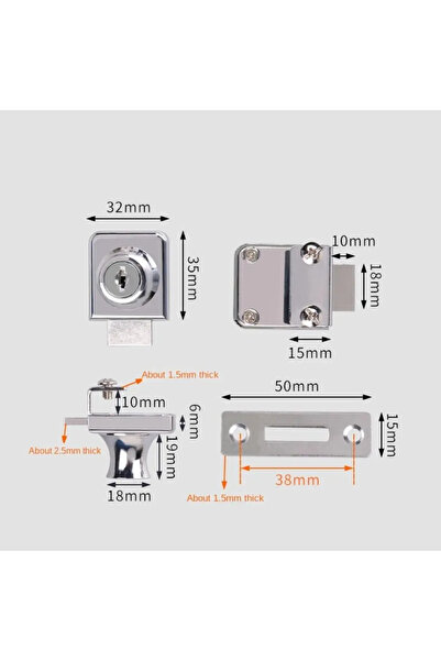Choice1 خزانة عرض زجاجية معدنية مفردة مزدوج متأرجحة، باب مفرد ، مع مفاتيح، سه...