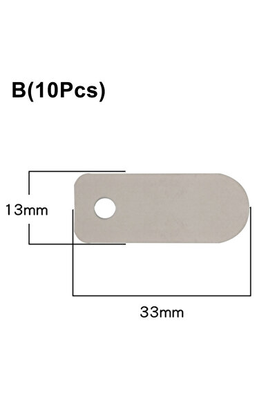 Choice1 B 10pcs Air Compressor Valve Plates Aluminum Sheet Silver For Air Com...