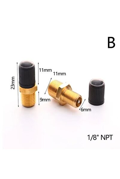 Choice1 صمام إطار سيارة B 1/4 NPT 1/8 NPT M10*1 صمام لولبي لإطار دراجة نارية ...