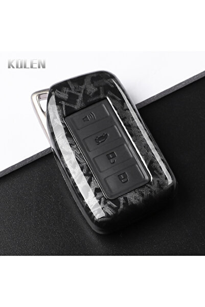 Choice5 غطاء مفتاح سيارة بتصميم ألياف الكربون من F-Carbon A4 ABS لسيارات لكزس...