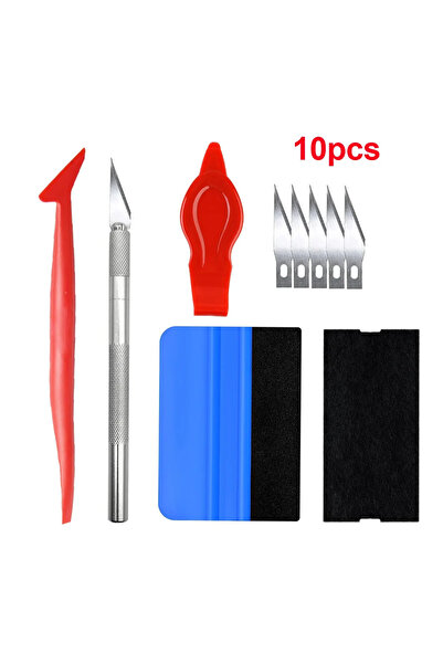 Choice 10pcs Window Tint Kit for Cars Vinyl Wrap Tools Vehicle Glass Protecti...