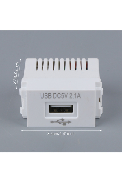 Choice لوحة شحن الهاتف المحمول باللون الأبيض وحدة طاقة USB مقبس 220 فولت محول...