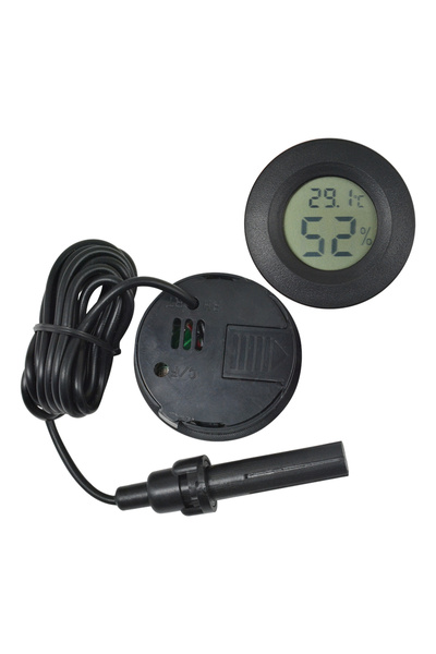 Choice Thermometer Circular Embedded Digital Thermometer Hygrometer Meter Tem...