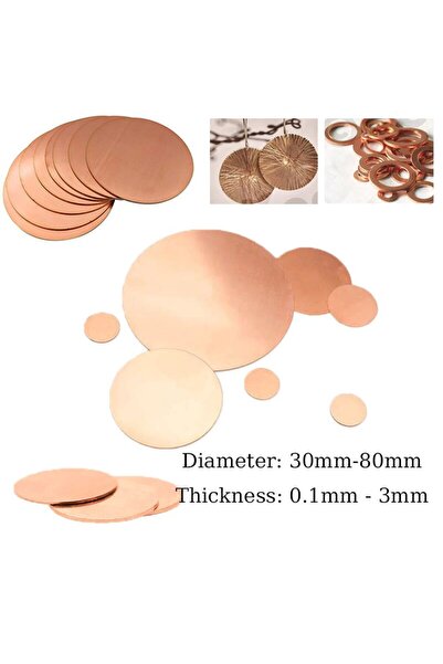 Choice15 قرص/صفيحة دائرية من البولي إيثيلين النقي T2، مقاس 0.5 × 30 مم، قطعتا...