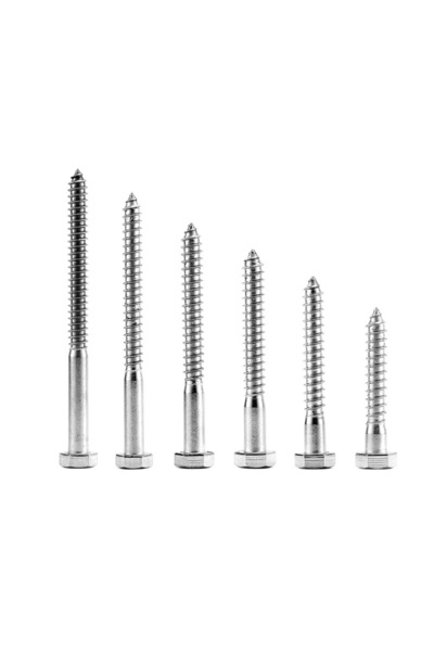 Choice6 10 قطع من براغي تثبيت خشبية شديدة التحمل من الفولاذ المقاوم للصدأ 304...