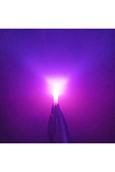 Choice5 purple pink 10pcs T5 LED Lights T5 COB W1.2W W3W LED Car Interior Lig...