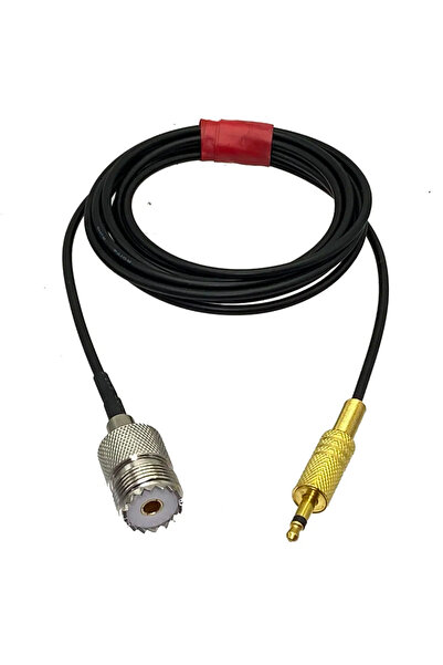 Choice9 6inch (15CM) 1pce SO239 UHF to 3.5mm mono 1/8" TS plug CCTV Camera Mo...