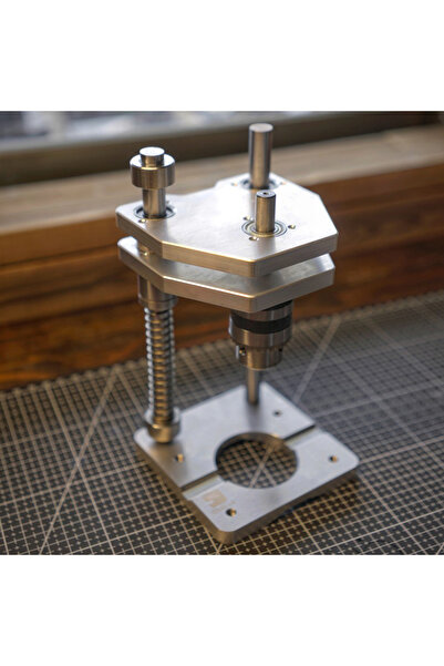 Choice 1pcs WHITE 1Pc Precision Portable Drillling Guide Jig, Woodworking Adj...