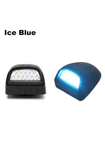 Choice مصابيح لوحة ترخيص LED زرقاء ثلجية مدخنة بـ 18 مصباحًا لسيارات شيفروليه...