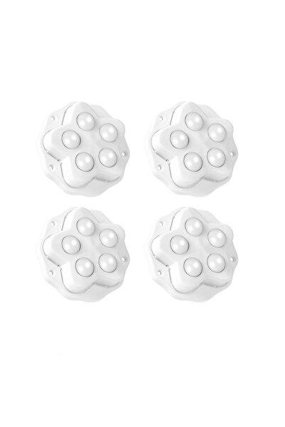 Choice White nylon New 4Pcs Self Adhesive Type Mute Ball Universal Wheel 200K...