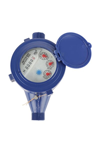 Choice عداد مياه دوار DN15، عداد مياه بارد بلاستيكي للحدائق والمنازل، عداد تد...