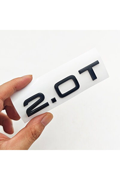 Choice1 Glossy Black 3d ABS 2.0 T Logo 2.0T Emblem Car Rear Trunk 2.0T Badge ...