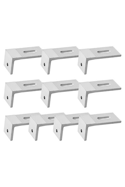 Choice1 10pc Mounting Bracket Solar Panel System Accessories Aluminum Alloy B...