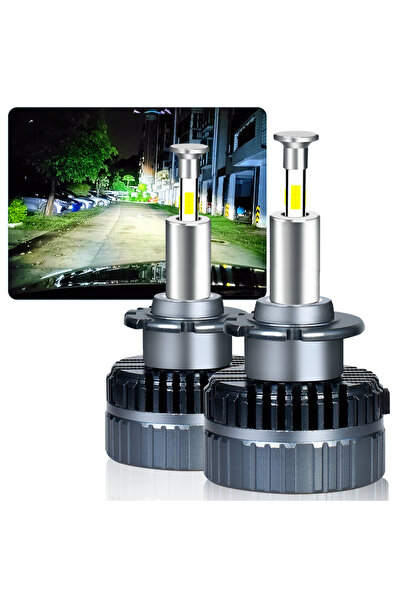 Choice1 D2S Integrated Copper Pillar Thermal Conductive LED Headlight Bulbs D...