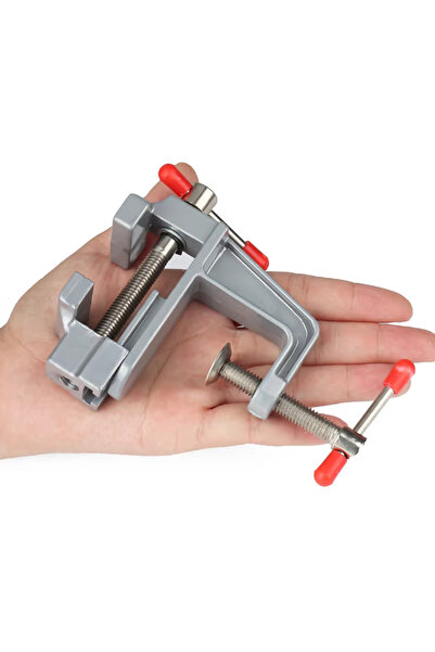 Choice ملزمة طاولة صغيرة متعددة الوظائف 128-Visex1، مصنوعة من الألومنيوم، مقا...