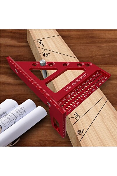 Choice منقلة مربعة ثلاثية الأبعاد متعددة الزوايا من سبائك الألومنيوم الحمراء،...